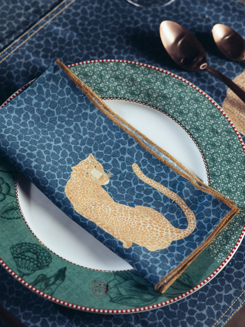 Leopard Prowl Table Mats and Napkins