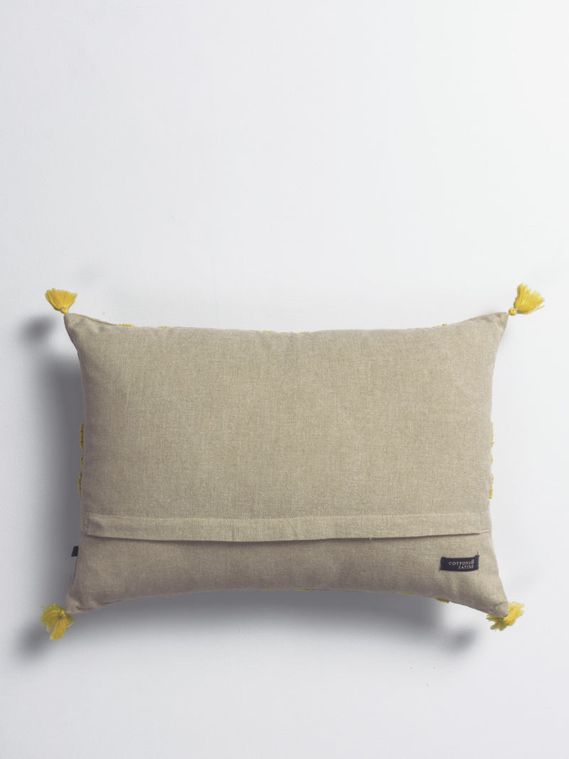 Rope Cushion Cover (Yellow)