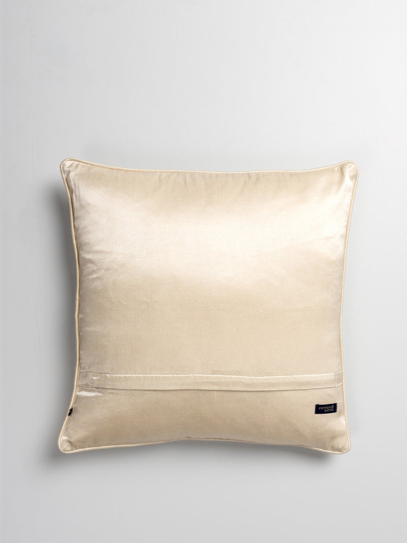 Afsoun Cushion Cover (White-Blue)