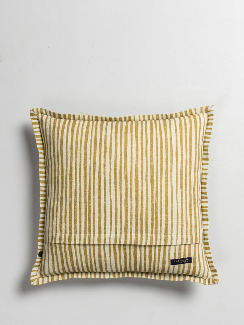 Amer Phool Cushion Cover (Yellow)