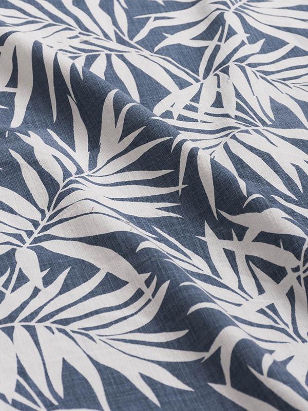 New Palm Leaves (Blue)