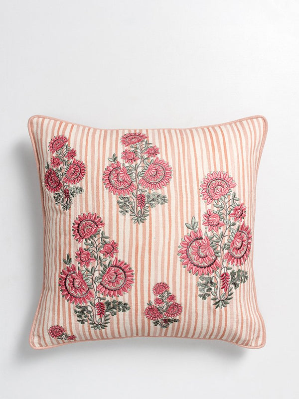 Floret Cushion Cover (Pink)