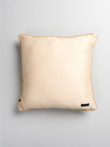 Haathi Jaal Cushion Cover (White)
