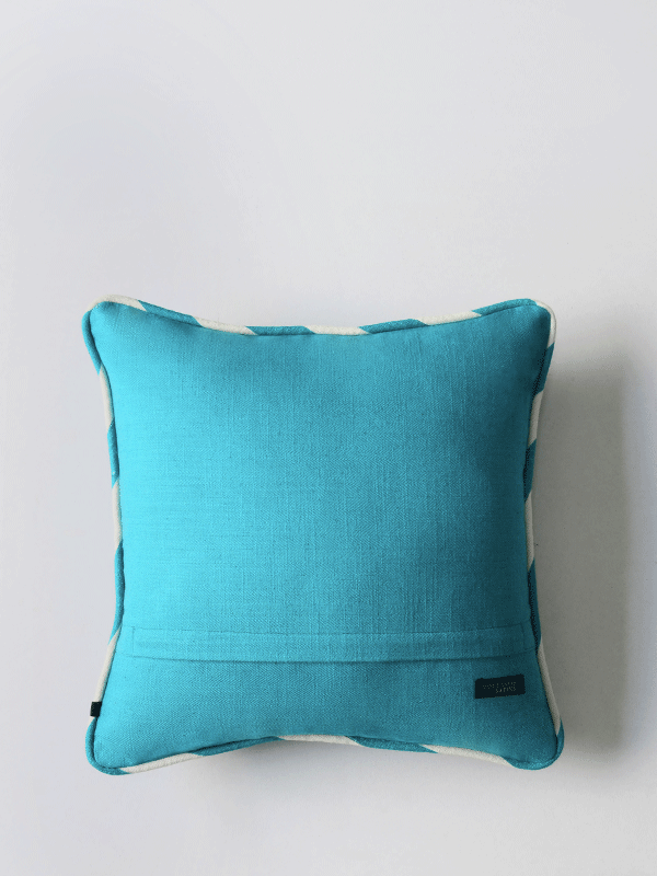 Wild Lilly Cushion Cover (Turquoise)