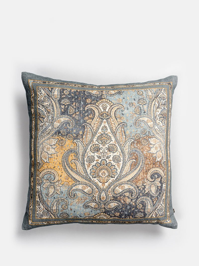 Paisley Manor Cushion Cover (Brown)