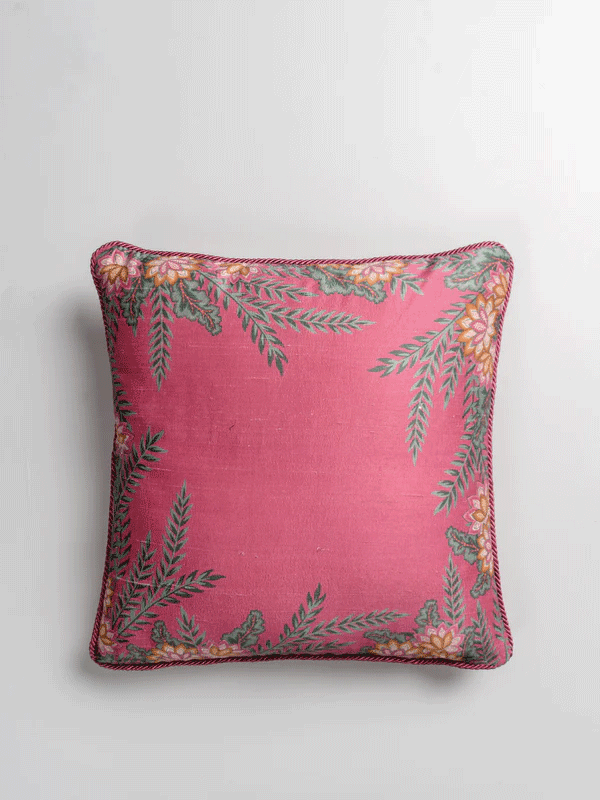 Bageecha Cushion Cover (Pink)